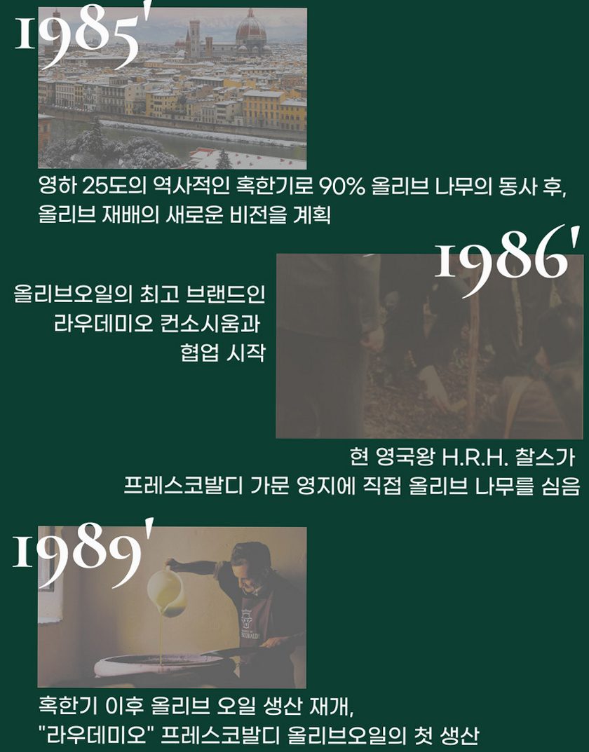 라우데미오 프레스코발디 올리브오일 500ml 엑스트라버진 이탈리아 압착 올리브유