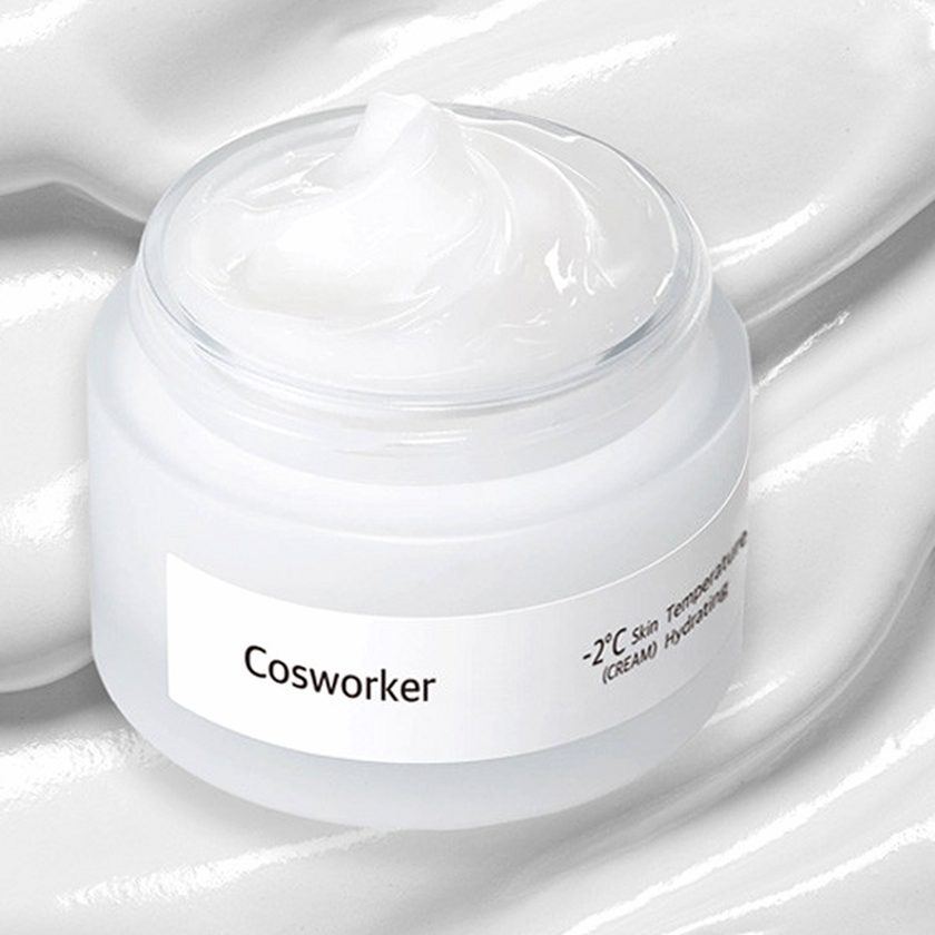 코스워커 수분크림 미백 나이아신아마이드 스쿠알란 알로에 크림 50ml, 1개